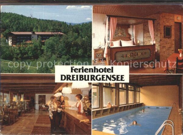 Tittling Ferienhotel Dreiburgensee Rezeption Hal