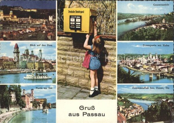Passau bei Nacht Dom Fahrgastschiff Innpartie