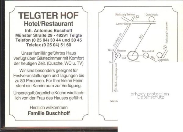 Telgte Warendorf Telgter Hof Hotel Restaurant Gastraum Z – Bild 2