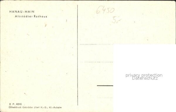 Hanau Main Rathaus – Bild 2