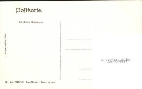 Graz Steiermark Landhaus Herrengasse Strassenbahn – Bild 2