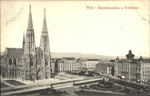 Wien Maximiliansplatz und Votivkirche