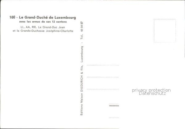 LUXEMBOURG  Luxemburg Landkarte – Bild 2