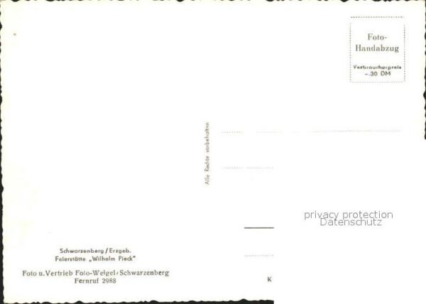 Schwarzenberg Erzgebirge Feierstätte Wilhelm Pieck – Bild 2