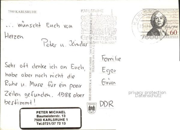 Karlsruhe Weihnachtskarte – Bild 2
