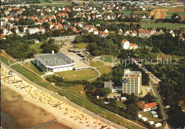 Cuxhaven Nordseebad Fliegeraufnahme Schwimmbad Strand