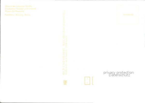 Berlin Leipziger-Strasse Deutsches-Theater Pal – Bild 2