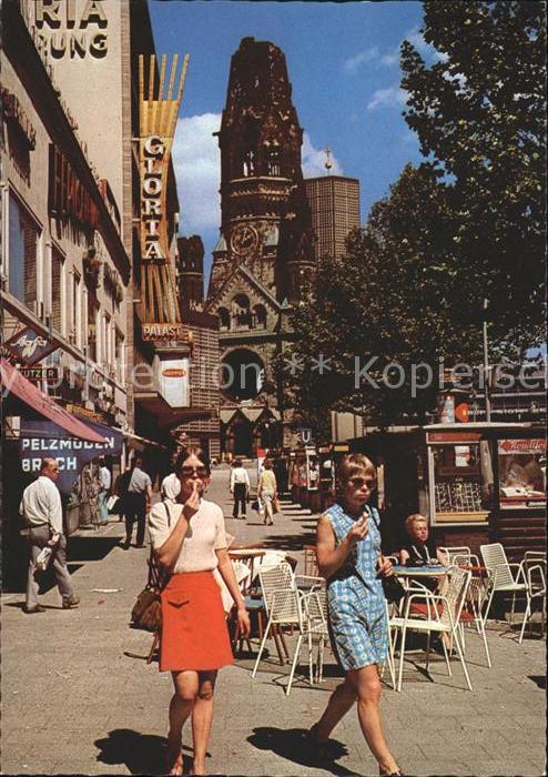 Berlin Kurfürstendamm mit Gedächtniskirche