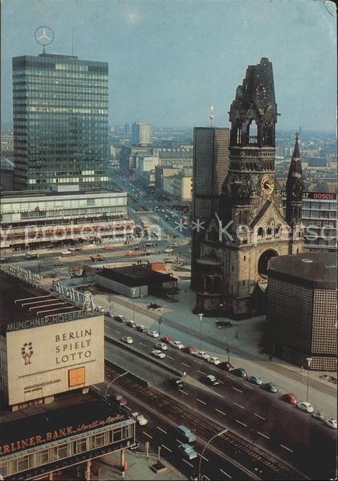 Berlin Europa-Center und Kaiser-Wilhelm-Gedäch