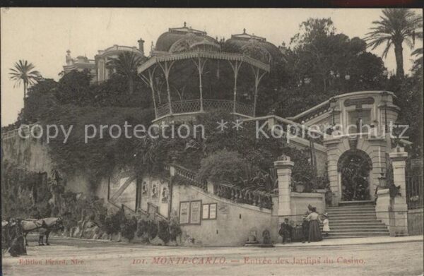 Monte-Carlo Eingang zum Casinogarten