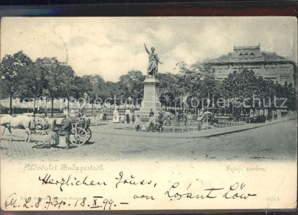 Budapest Petöfi Denkmal