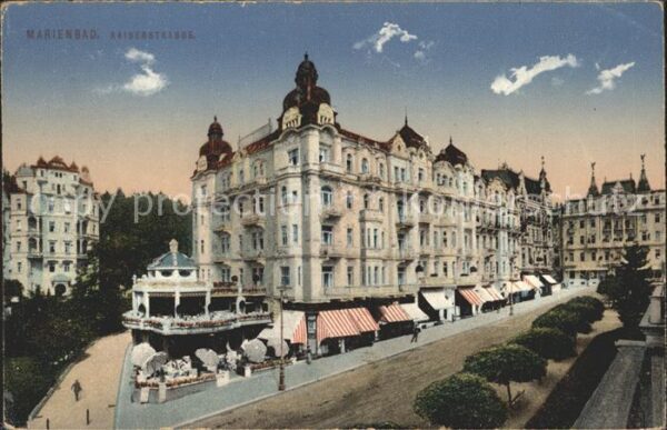 Marienbad Tschechien Boehmen Kaiserstrasse