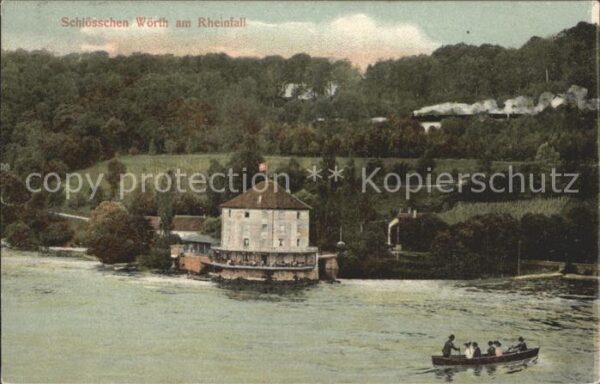 Radolfzell Bodensee Schlösschen Wörth am Rheinfall