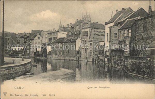 Gand Belgien Quai des Tonneliers