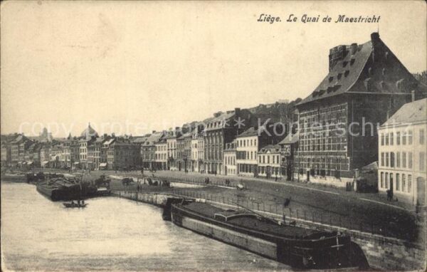 Liege Luettich Quai de Maastricht