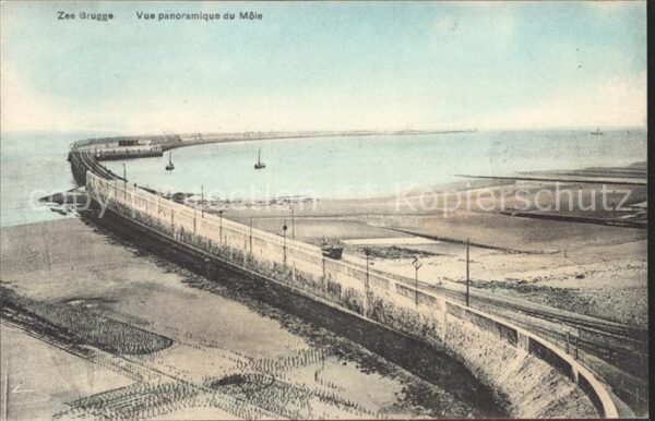 Zeebrugge Fliegeraufnahme Mole