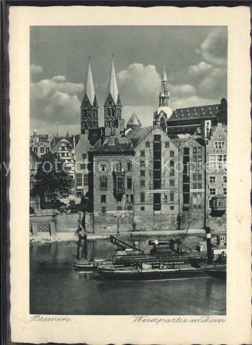 Bremen Weserpartie mit Dom