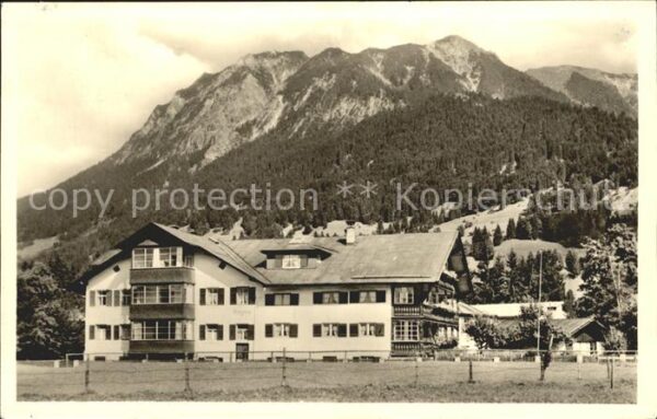 Oberstdorf Fremdenheim Baslerhaus