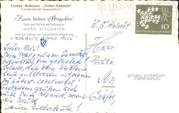 Lindau Bodensee Lieber Augustin Vordere Sumserstube – Bild 2