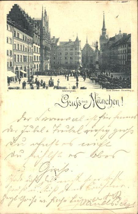 Muenchen Marienplatz