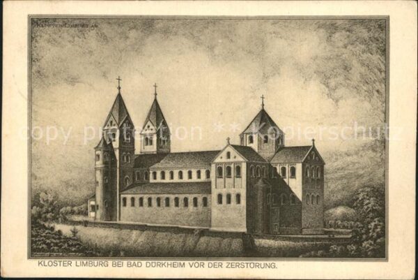 Kloster Limburg vor der Zerstörung