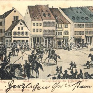 Saarbruecken Marktplatz Gefangennahme der Franzosen