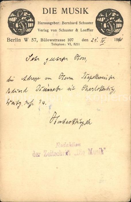 Berlin Karte der Redaktion der Zeitschrift Die