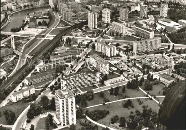 Berlin Hansaviertel Fliegeraufnahme