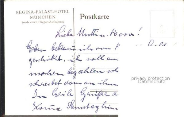 Muenchen Regina Palast Hotel Fliegeraufnahme – Bild 2