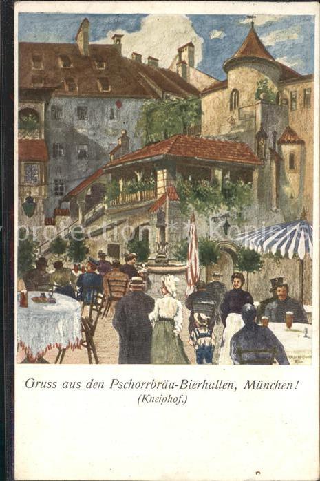 Muenchen Pschorrbräu Bierhallen Kneipphof