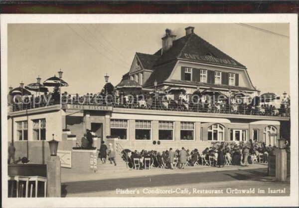 Gruenwald Muenchen Fischers Conditorei Cafe Restaurant Ter