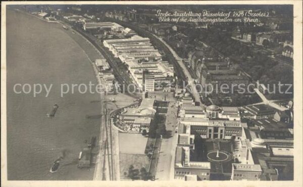 Duesseldorf Grosse Ausstellung 1926 am Rhein Fliege