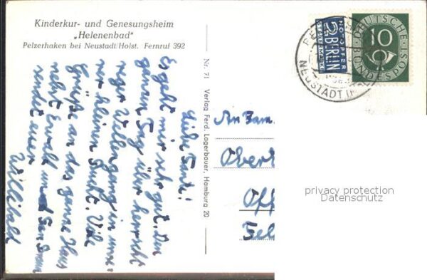 Pelzerhaken Kinderkur und Genesungsheim Helenenbad – Bild 2
