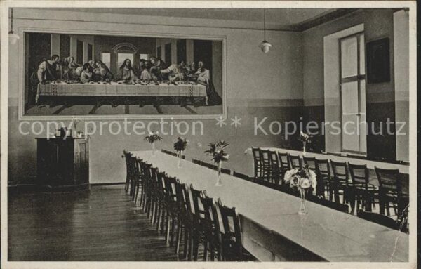 Muenchen Exerzitienhaus Fürstenried Speisesaal