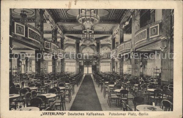 Berlin Vaterland Dt Kaffeehaus Potsdamer Platz