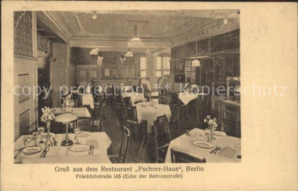 Berlin Restaurant Pschorr Haus Gastraum