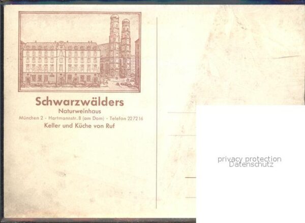 Muenchen Schwarzwälders Naturweinhaus Gastraum – Bild 2