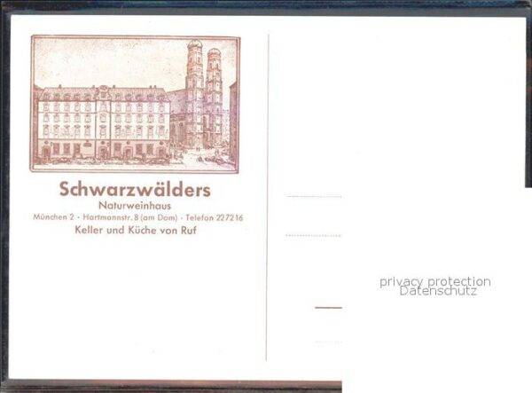 Muenchen Schwarzwälders Naturweinhaus Gastraum – Bild 2