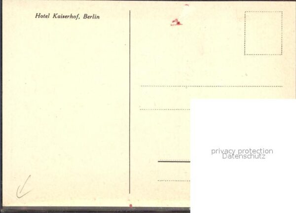 Berlin Hotel Kaiserhof Wilhelmplatz – Bild 2