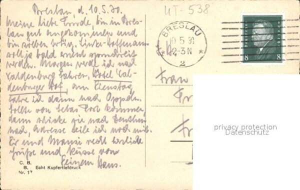 Breslau Niederschlesien Liebichshöhe – Bild 2