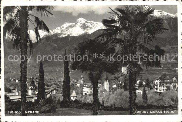 Merano Meran Ortsansicht