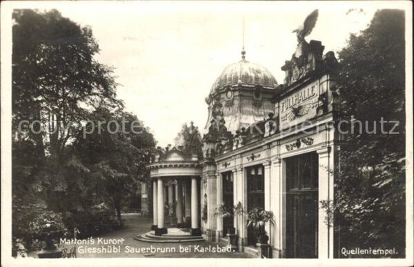 Giesshuebl-Sauerbrunn Tschechien Quellentempel