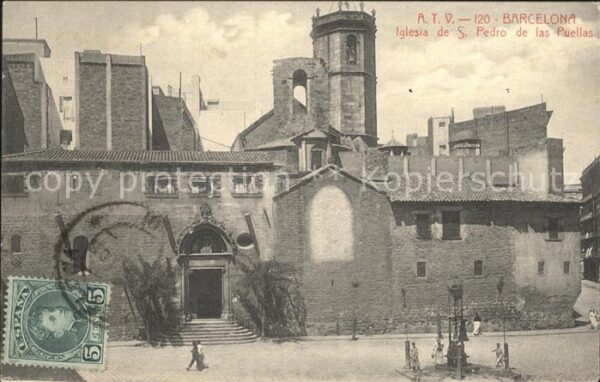 Barcelona Cataluna Iglesia de San Pedro de la Puellas
