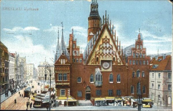 Breslau Niederschlesien Rathaus