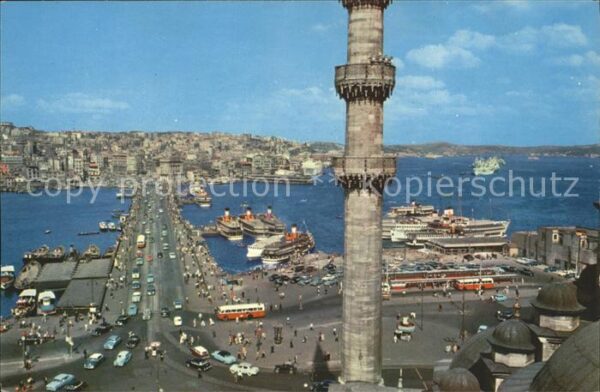 Istanbul Constantinopel Galata Köprüsü The Gala Bridge