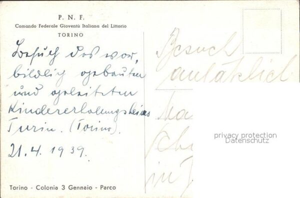 Torino PNF Comando Federale Gioventu Italiana – Bild 2