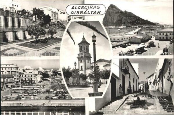Gibraltar Hafen Strand Kirche Dorfpartie