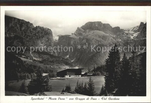 Val Gardena Sporthotel Monte Pana con Gruppo di Pue