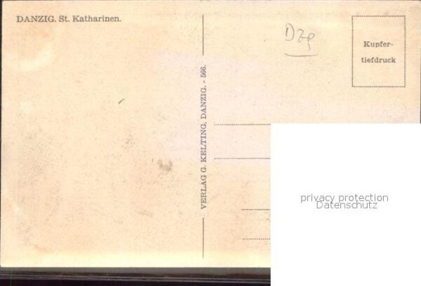 Danzig Westpreussen St Katharinen – Bild 2