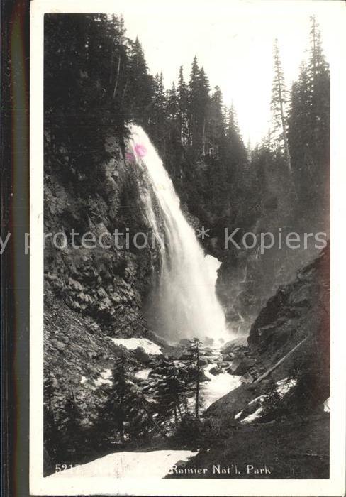 Seattle Mount Rainier Nationalpark Wasserfall